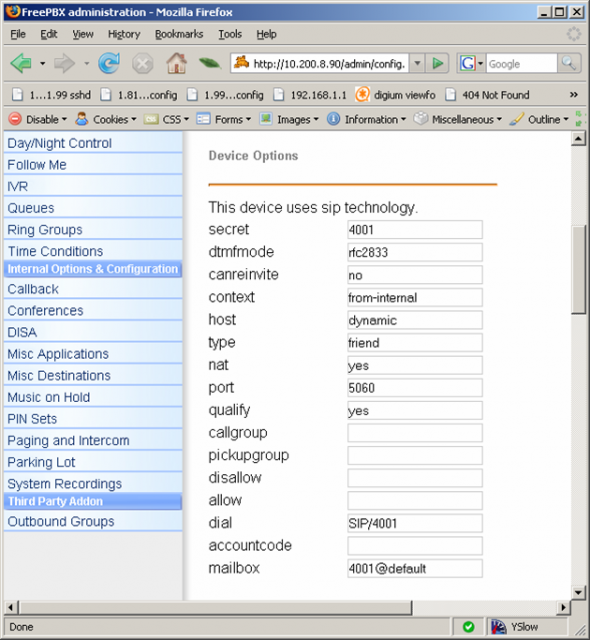 Device Options - NAT