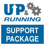 UP Running support package logo